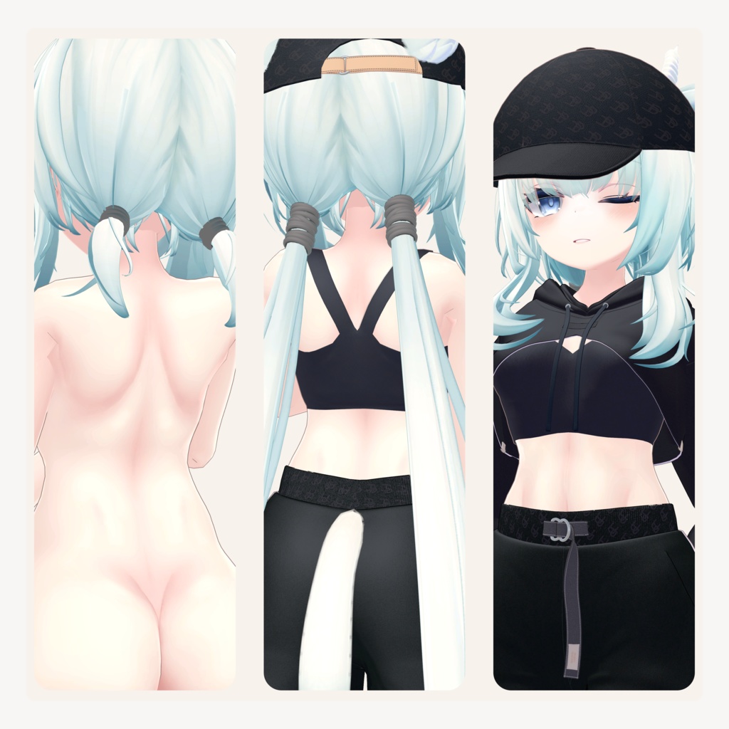 梅雨(TSUYU)【オリジナル3Dモデル】