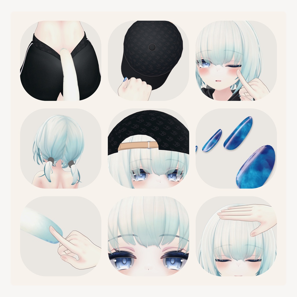 梅雨(TSUYU)【オリジナル3Dモデル】