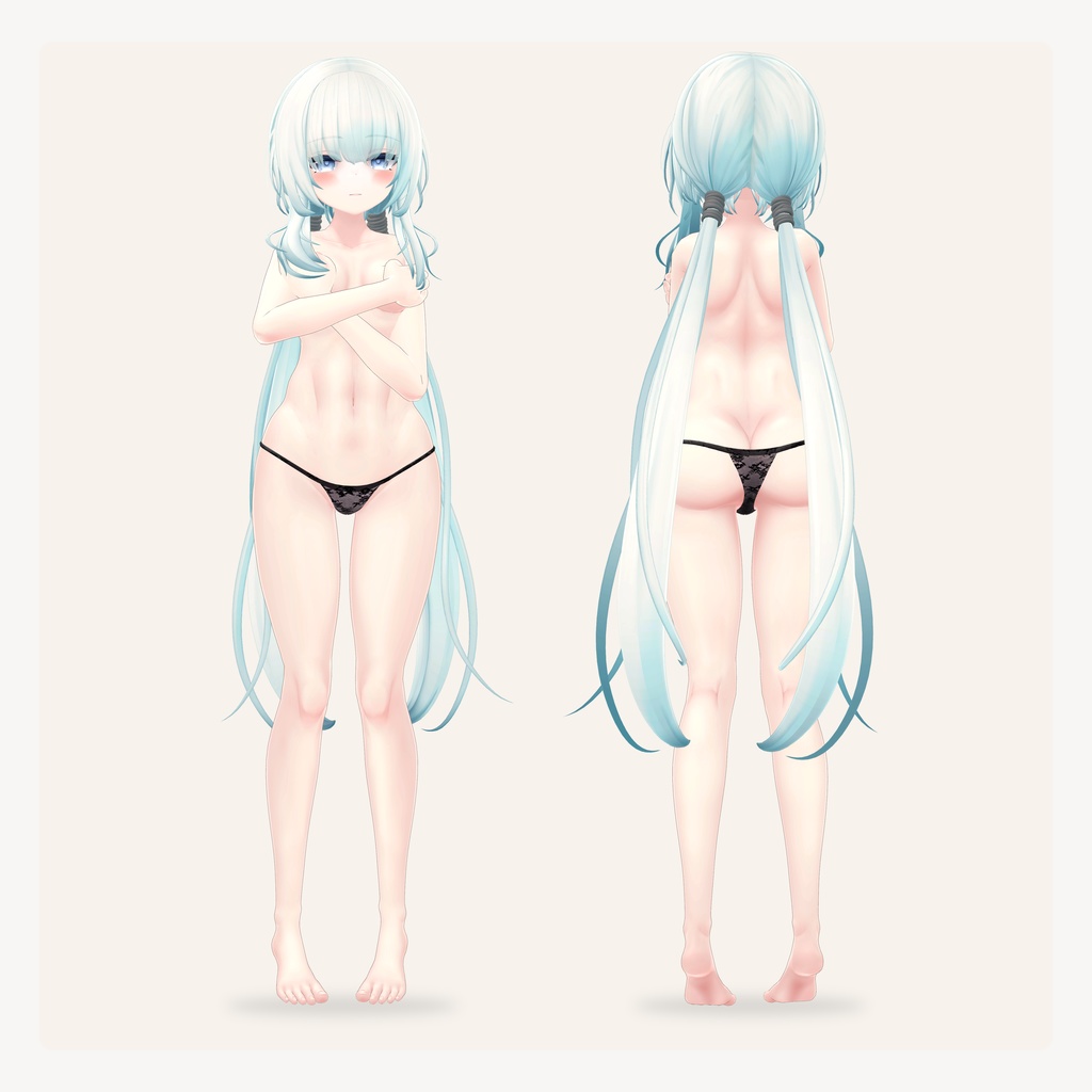 梅雨(TSUYU)【オリジナル3Dモデル】