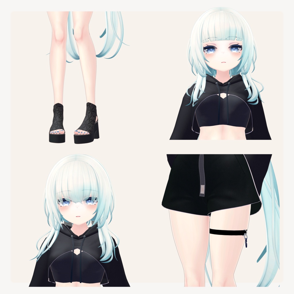 梅雨(TSUYU)【オリジナル3Dモデル】