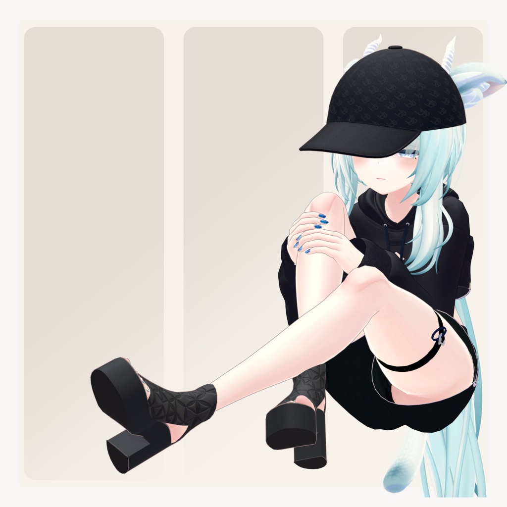 梅雨(TSUYU)【オリジナル3Dモデル】