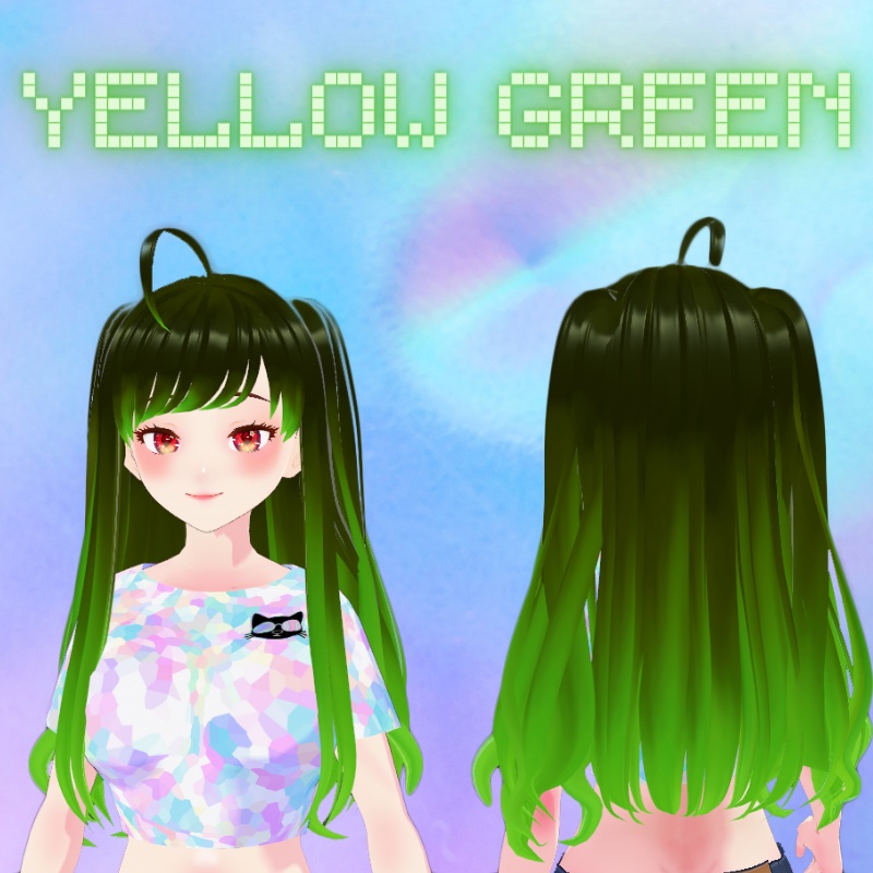 Neon Gradients Hair Texture by Sephy-Chan