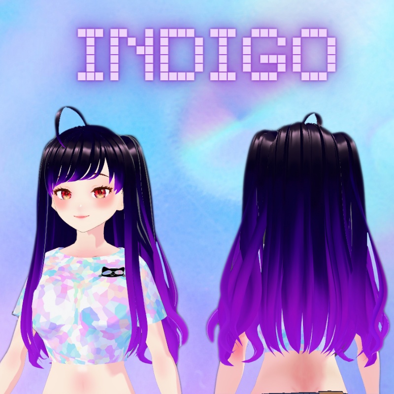 Neon Gradients Hair Texture by Sephy-Chan