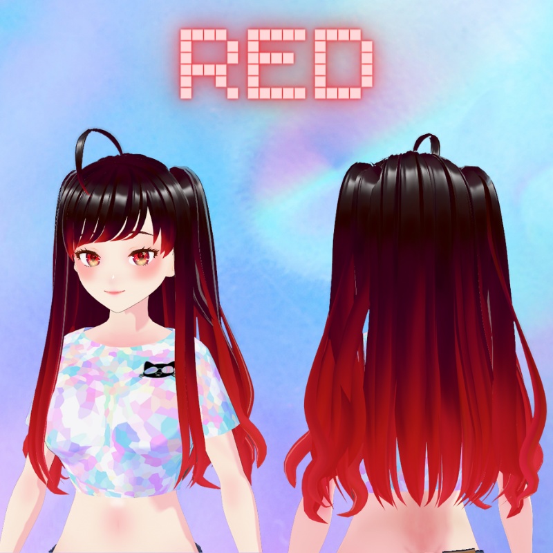 Neon Gradients Hair Texture by Sephy-Chan