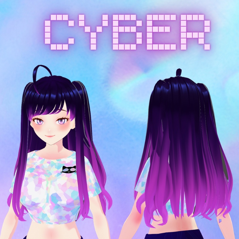 Neon Gradients Hair Texture by Sephy-Chan