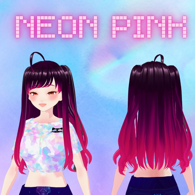 Neon Gradients Hair Texture by Sephy-Chan