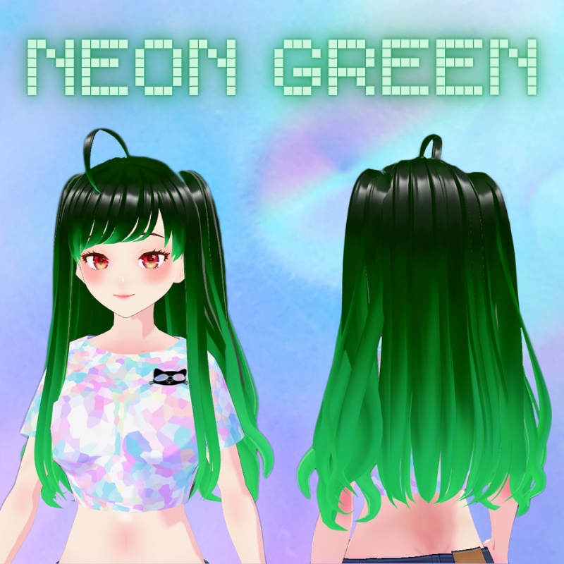 Neon Gradients Hair Texture by Sephy-Chan