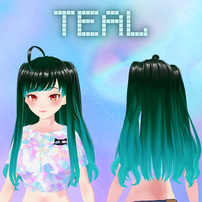 Neon Gradients Hair Texture by Sephy-Chan