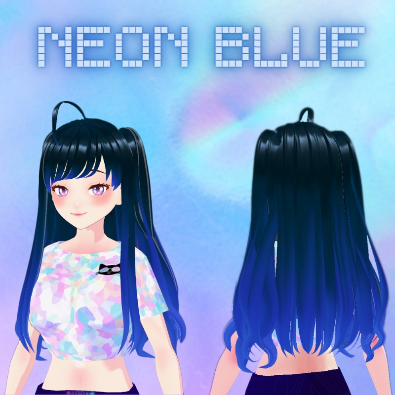 Neon Gradients Hair Texture by Sephy-Chan
