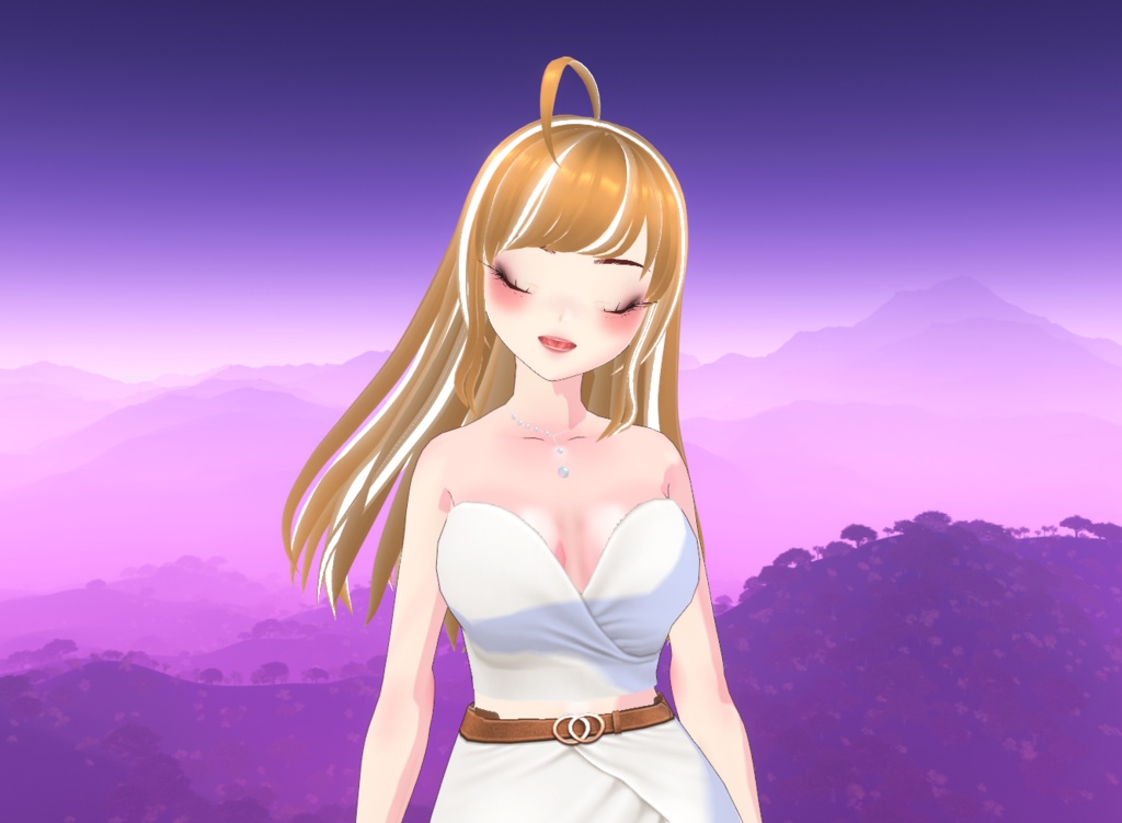 WHITE HAIR HIGHLIGHTS (VROID HAIR TEXTURE)