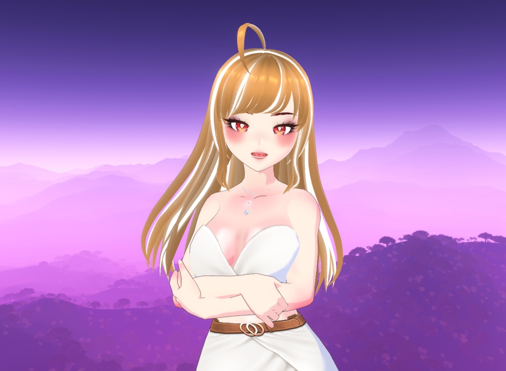 WHITE HAIR HIGHLIGHTS (VROID HAIR TEXTURE)