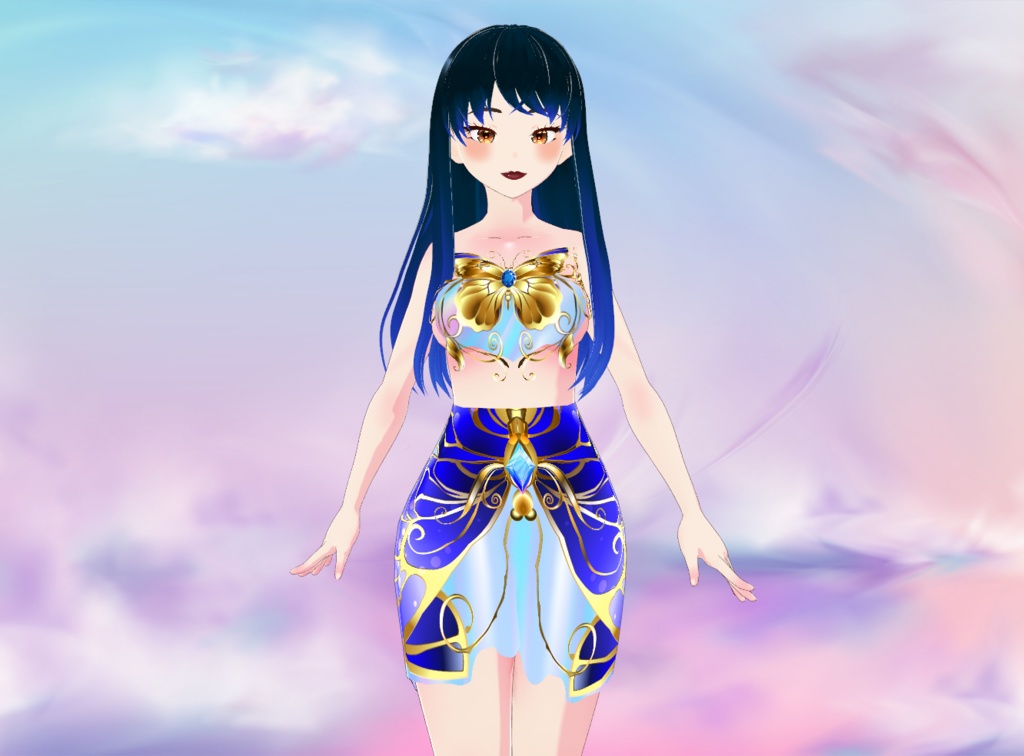 Butterfly Fairy Dress (Vroid Clothing Texture)
