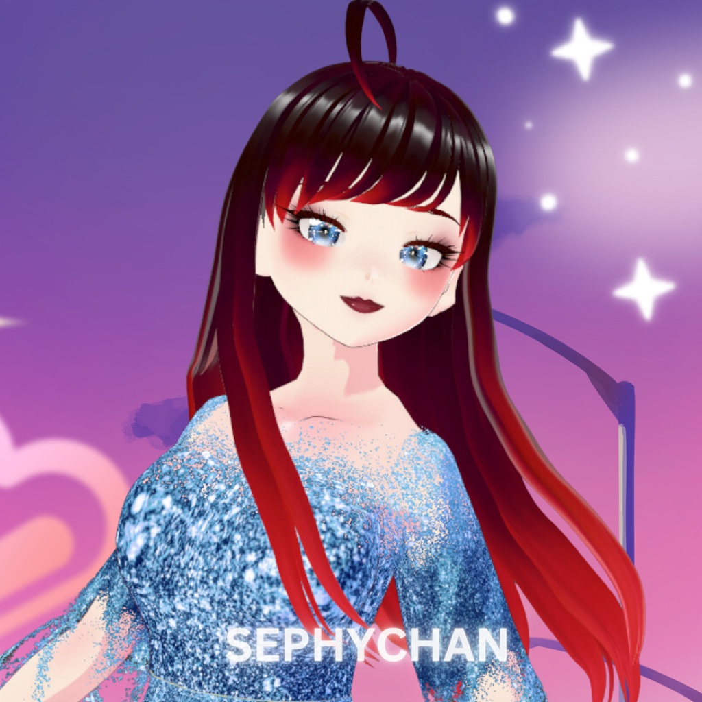 VRoid正式版】Twilight Twinkle Eyes/ Irises アイリステクスチャー (Vroid Textures -Handpainted)