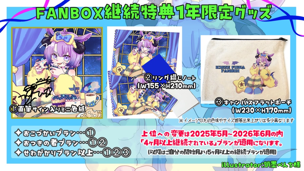 ☁FANBOX継続特典👾１年☁