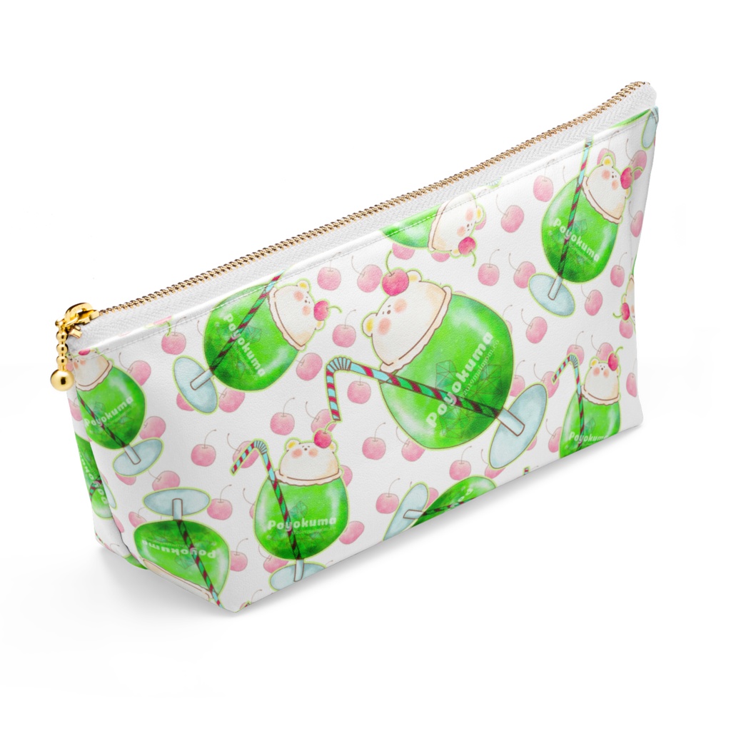 Poyokuma Melone Soda ポーチ