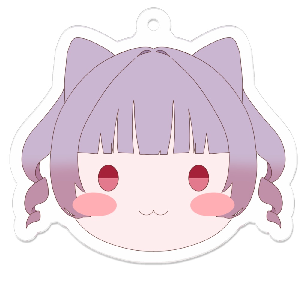 もちもちささらアクリルキーホルダー
