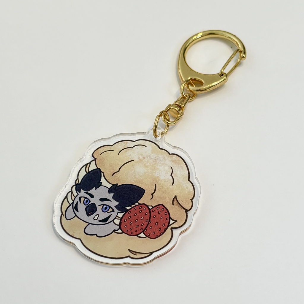シュークリームアポロちゃん　アクリルキーホルダー