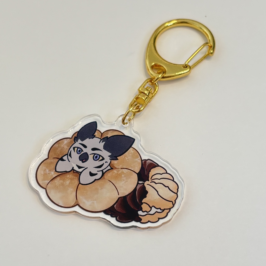 穴があったら入りたい！！ドーナツなアポロちゃん　アクリルキーホルダー