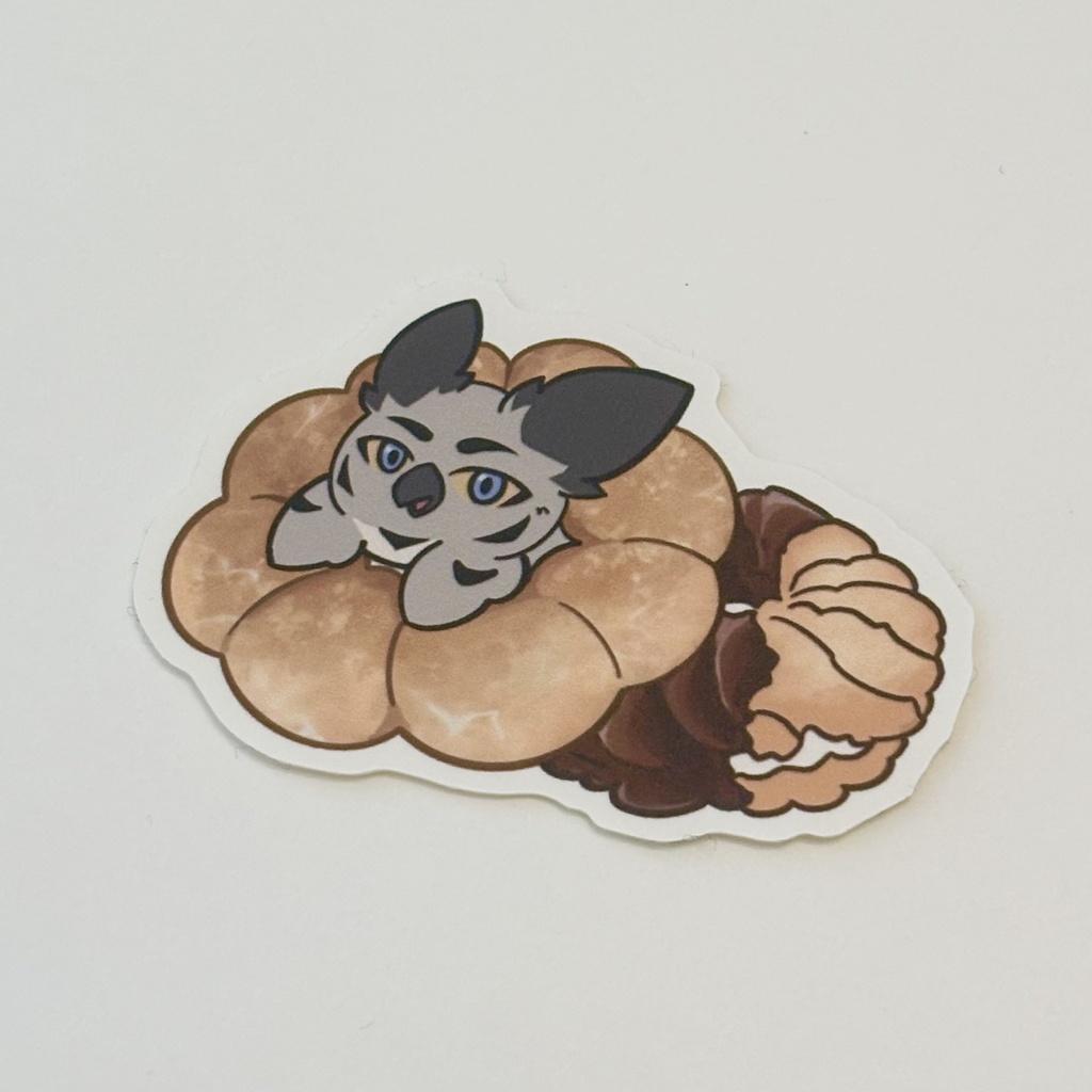 穴があったら入りたい！！ドーナツなアポロちゃん　ステッカー
