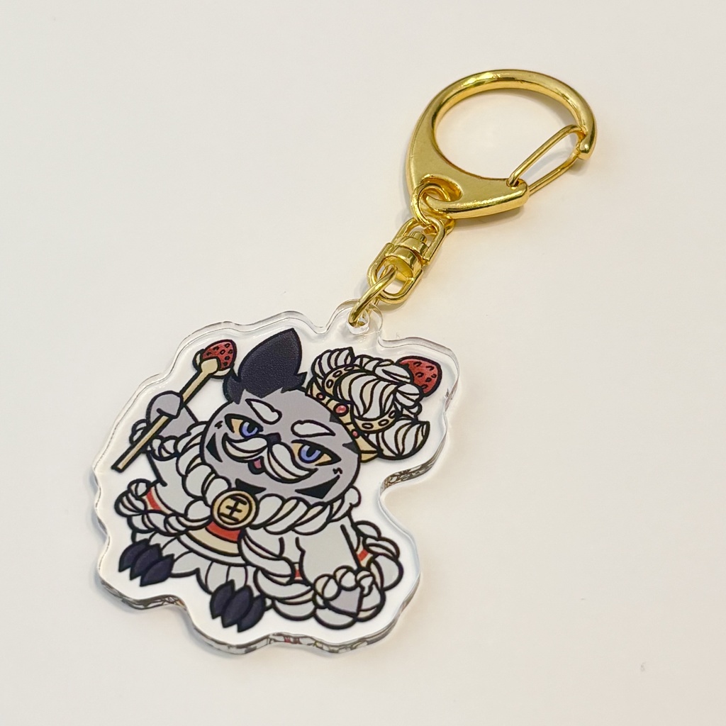 王様はワシじゃ！！ロワ・ショートケーキなアポロちゃん　アクリルキーホルダー
