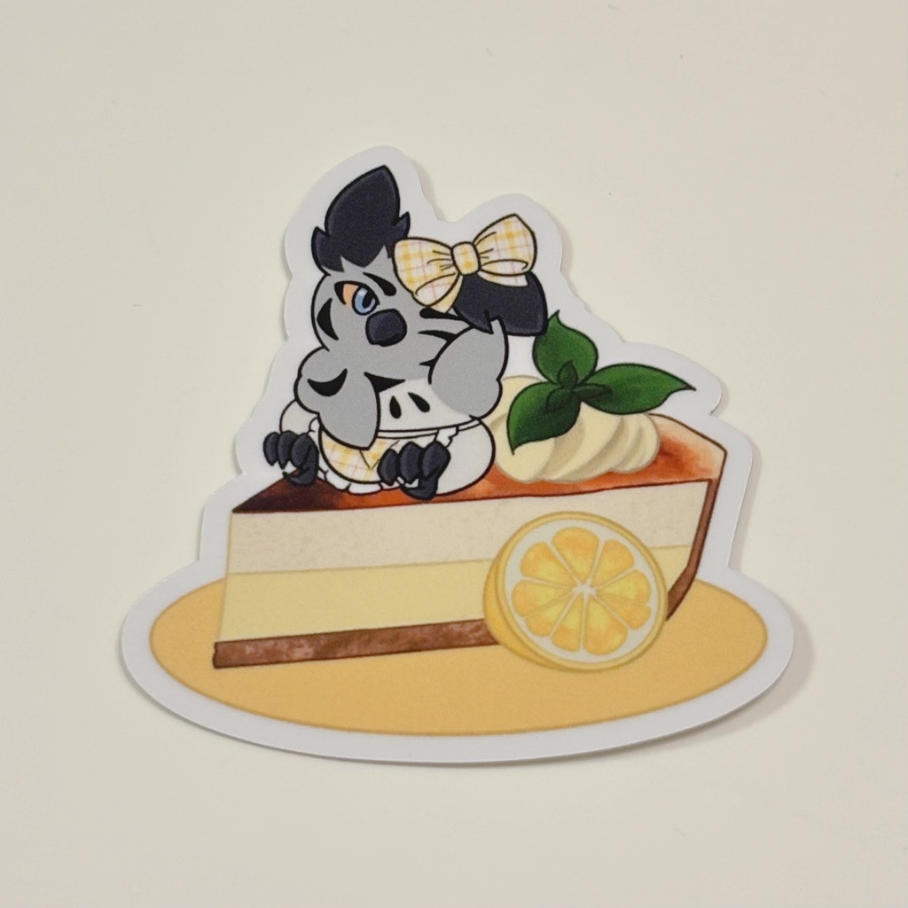 レモンチーズケーキなアポロちゃん　ステッカー