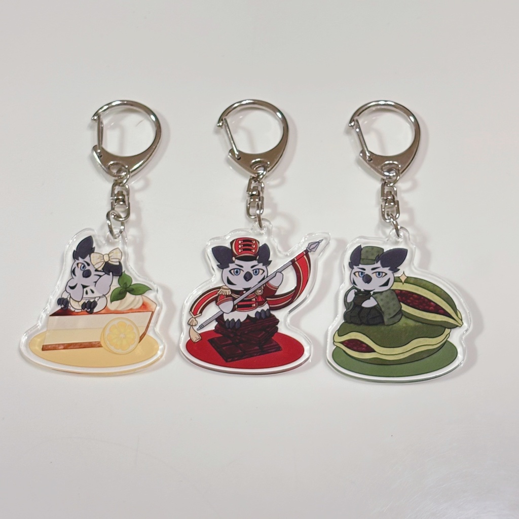 【限定3セット】スイーツパラダイスセット　アクリルキーホルダー