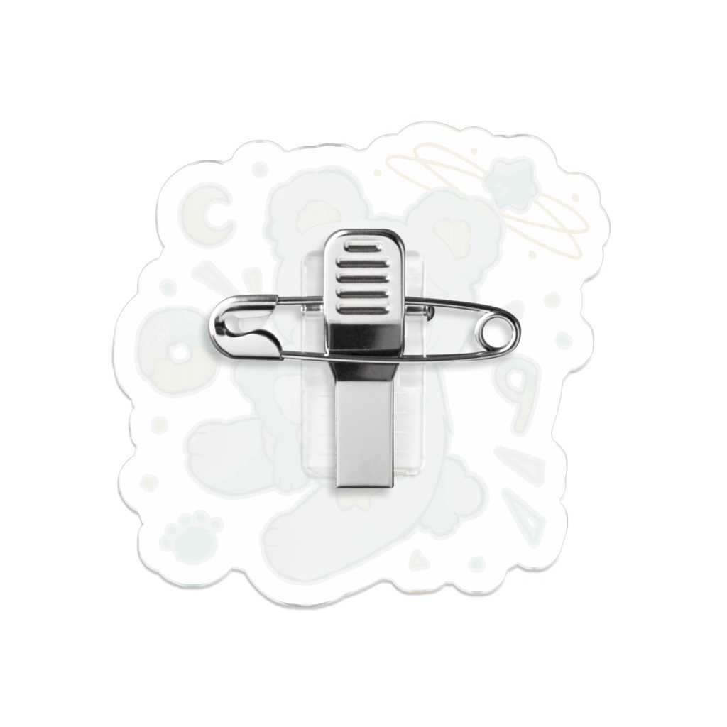 くまぺんこアクリルバッジ