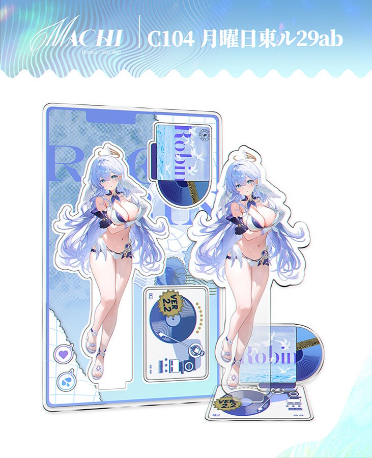 【在庫あり】夢の水着アクリルフィギュア 崩壊スターレイル