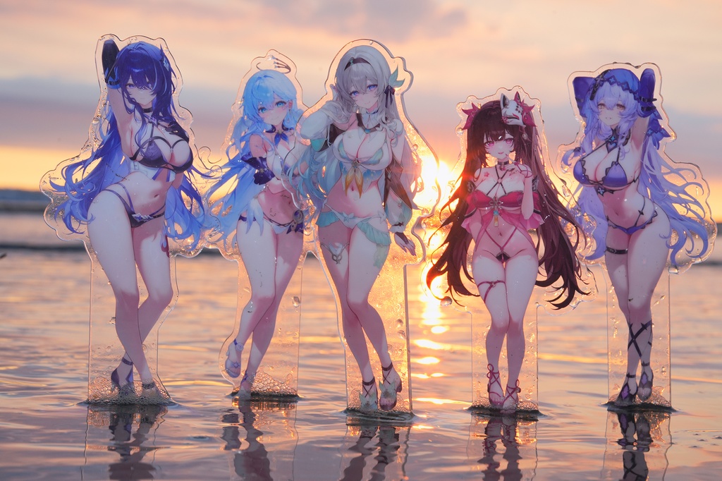 【在庫あり】夢の水着アクリルフィギュア 崩壊スターレイル