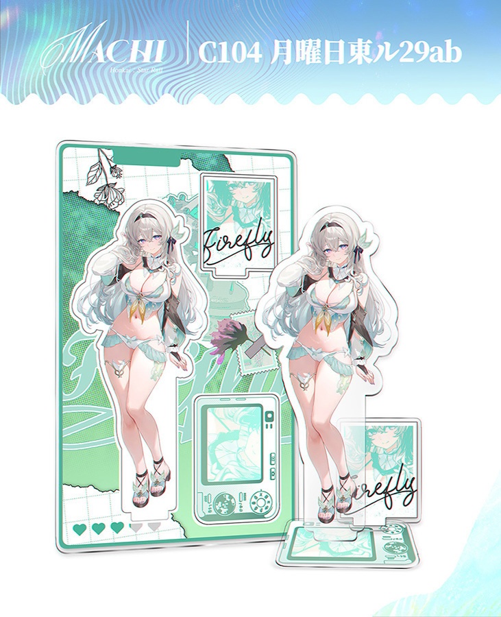 【在庫あり】夢の水着アクリルフィギュア 崩壊スターレイル