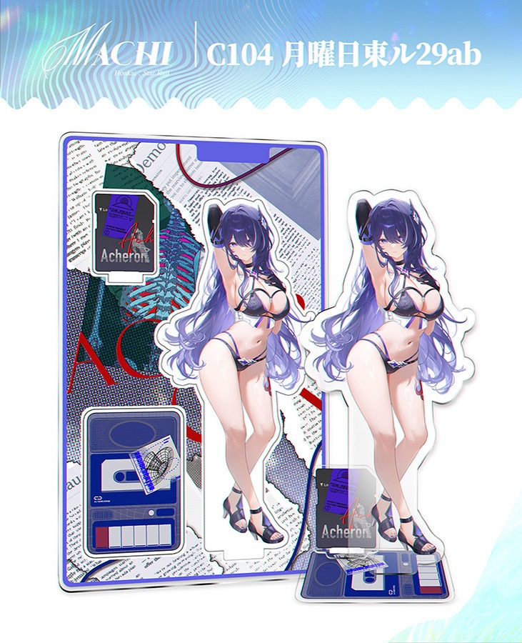 【在庫あり】夢の水着アクリルフィギュア 崩壊スターレイル