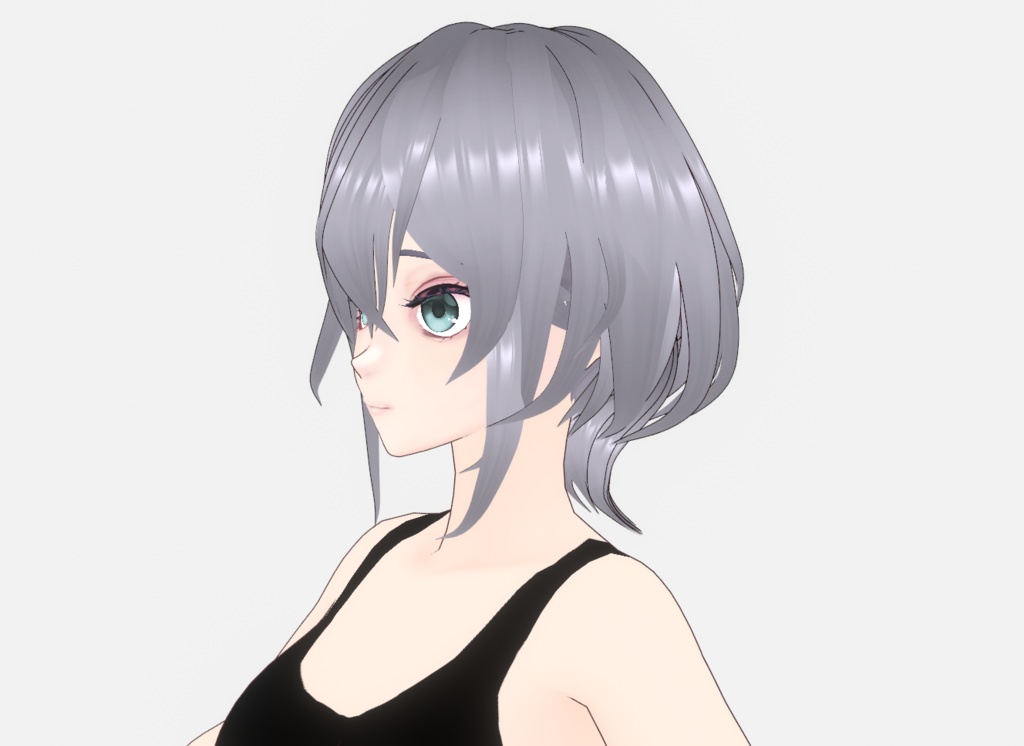 【ヘアプリセットVroidデータ】ウルフカット