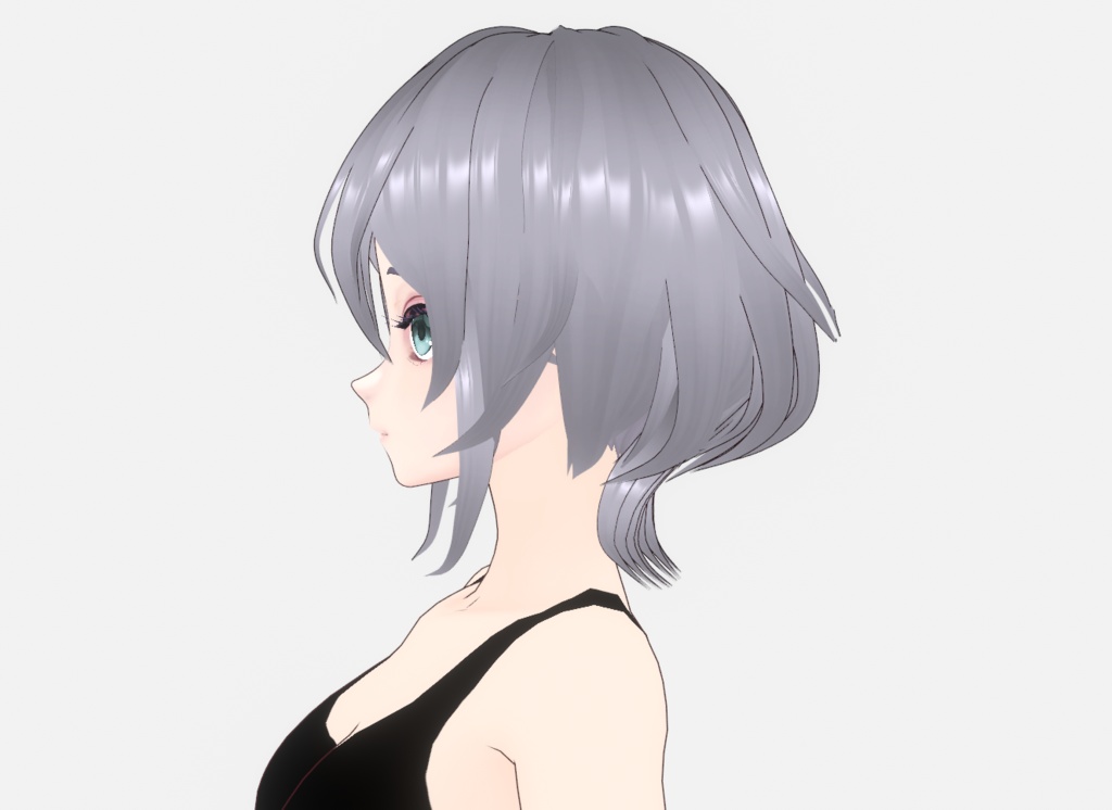 【ヘアプリセットVroidデータ】ウルフカット