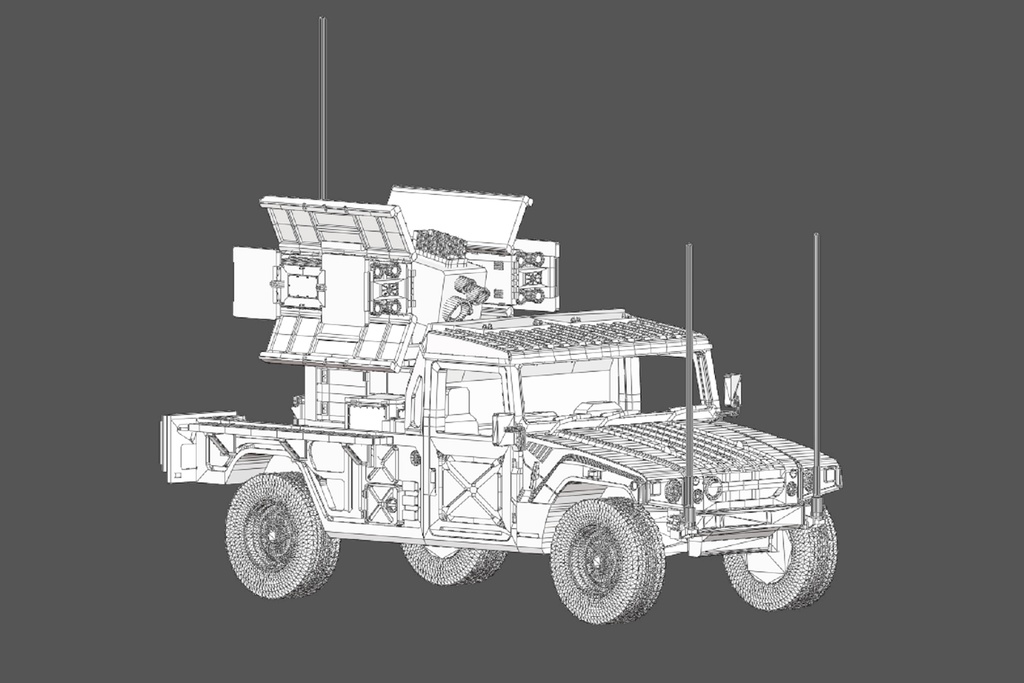 1/144 93式近距離地対空誘導弾 3Dプリント フリー素材