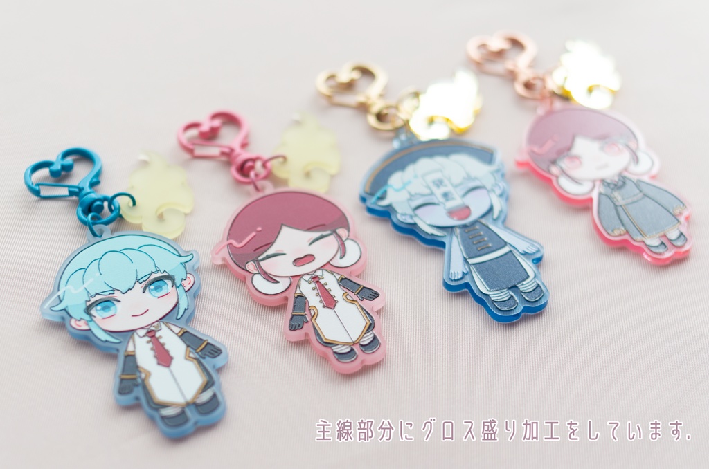 ダイカットアクキー