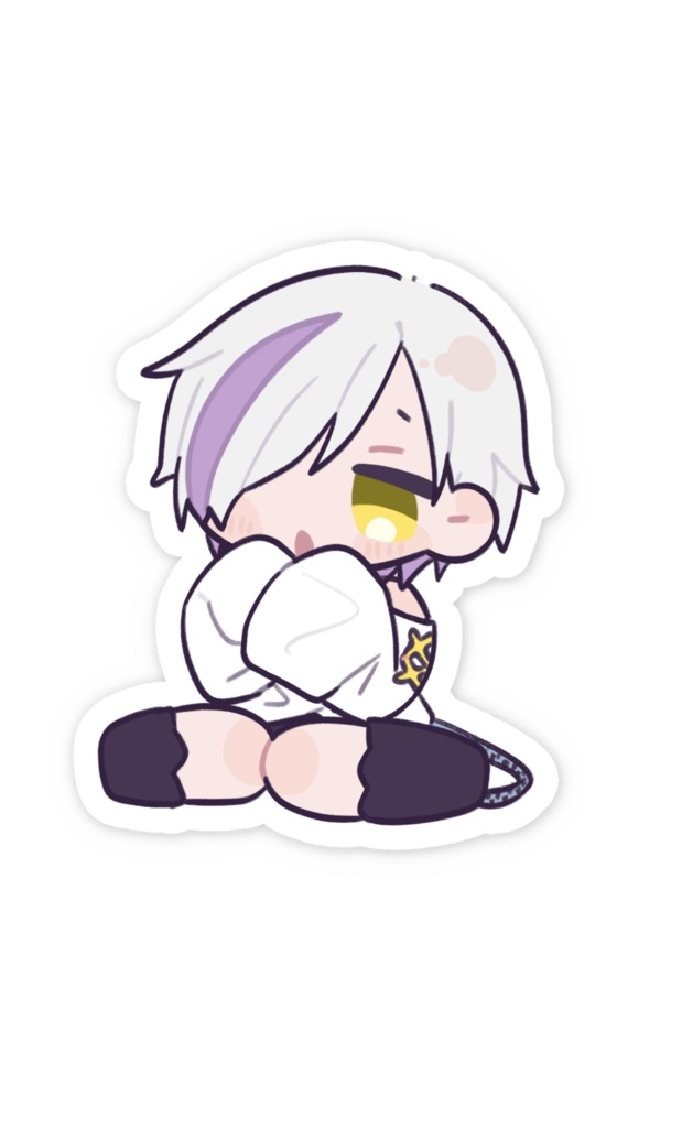 【+ICHICAFE VLIVE vol.3】ステッカー(全4種)