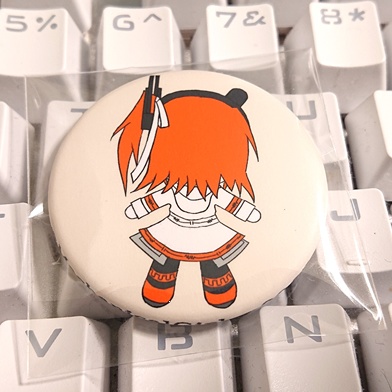 足立レイ ぬい缶バッジ