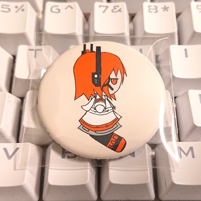 足立レイ ぬい缶バッジ