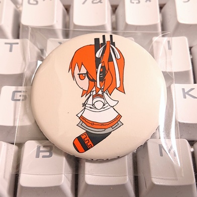 足立レイ ぬい缶バッジ