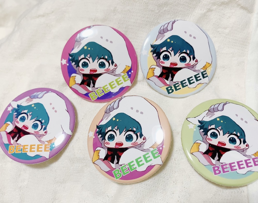 お化け缶バッジ