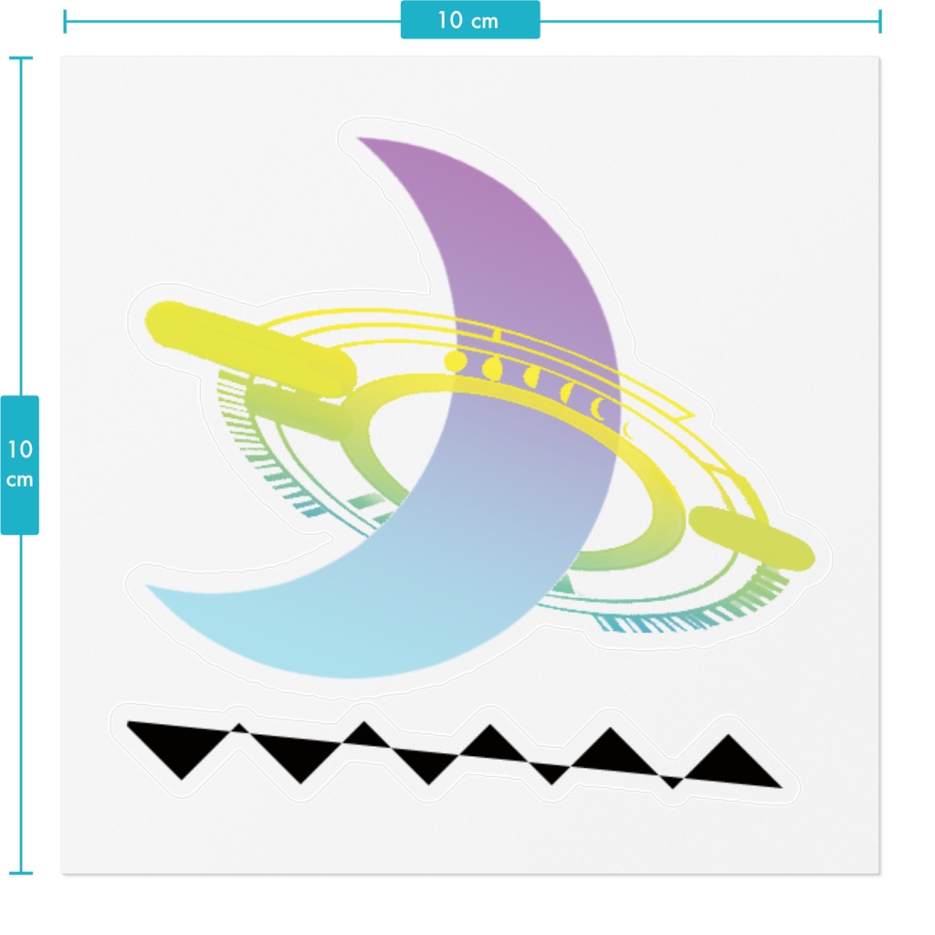 k0y0mi 5周年記念ステッカー
