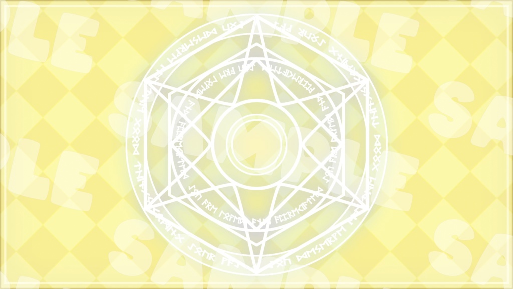 Animated Background - Magic Circles