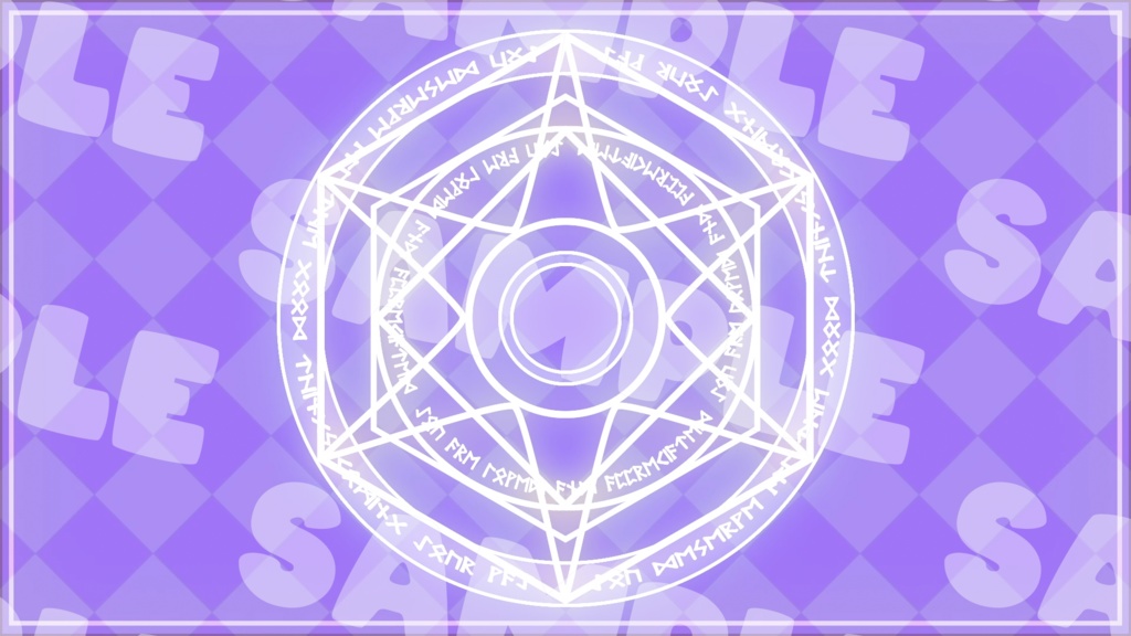 Animated Background - Magic Circles