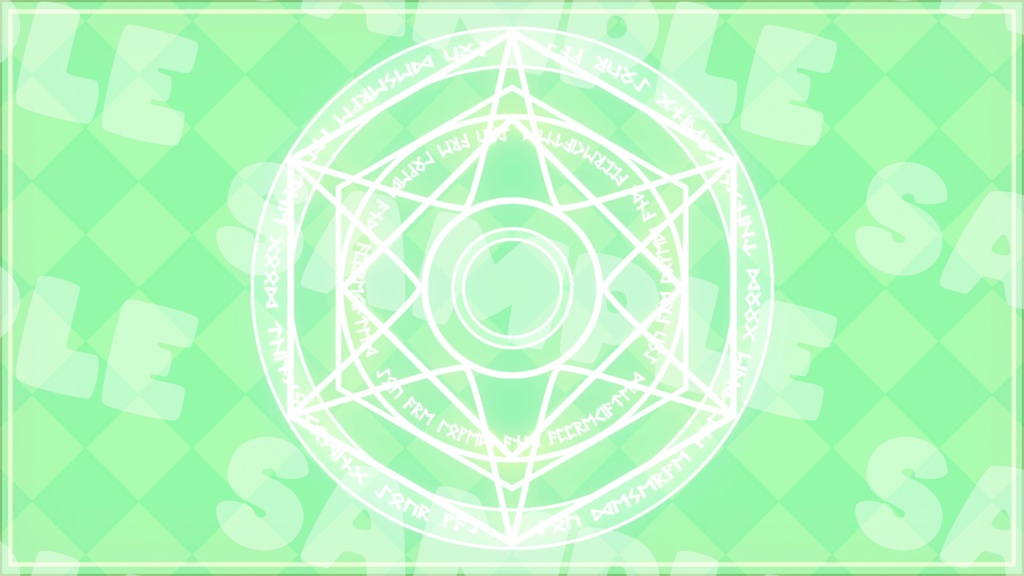 Animated Background - Magic Circles