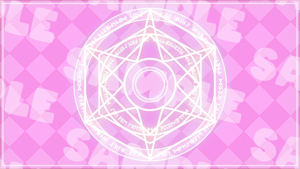 Animated Background - Magic Circles