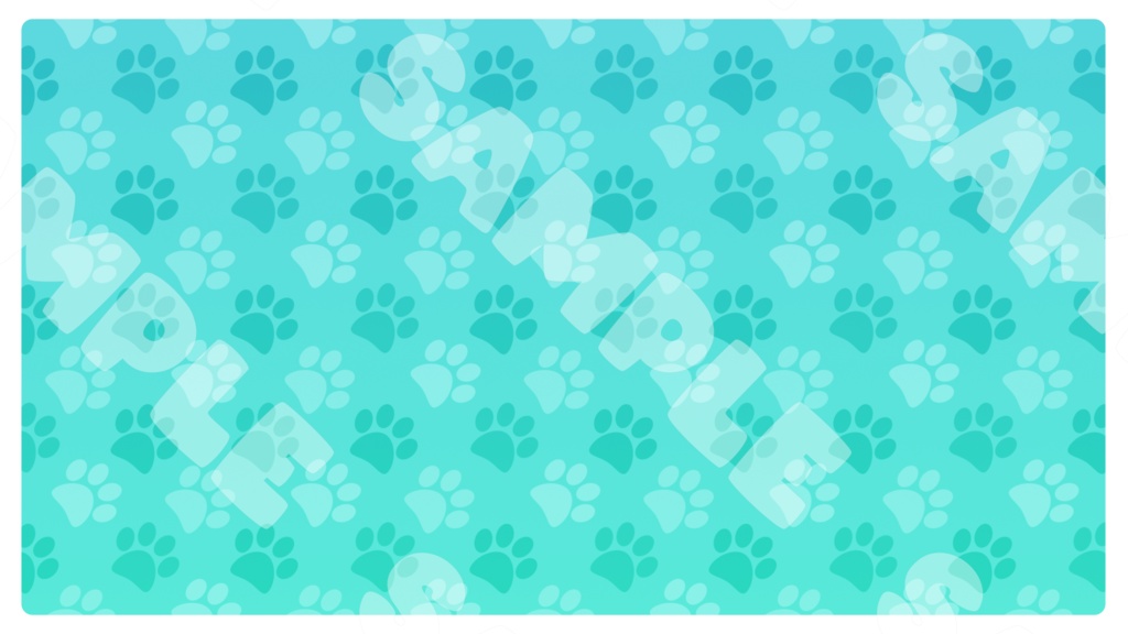 Animated Background - Paw Print