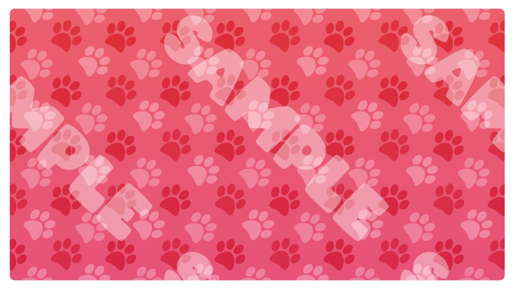 Animated Background - Paw Print