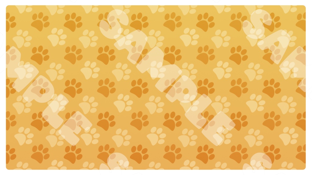 Animated Background - Paw Print