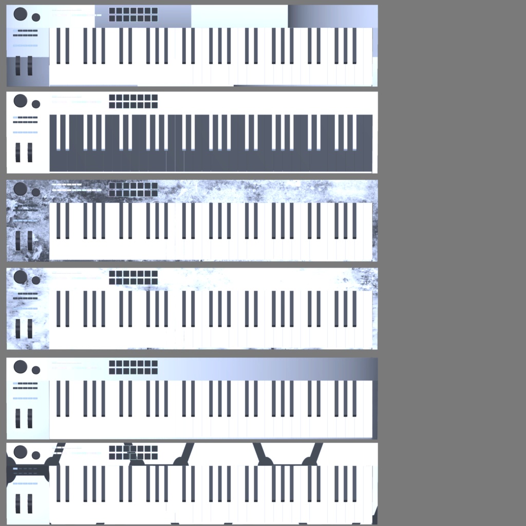 MIDIKeyboard 61鍵盤 よりどりカラーズ