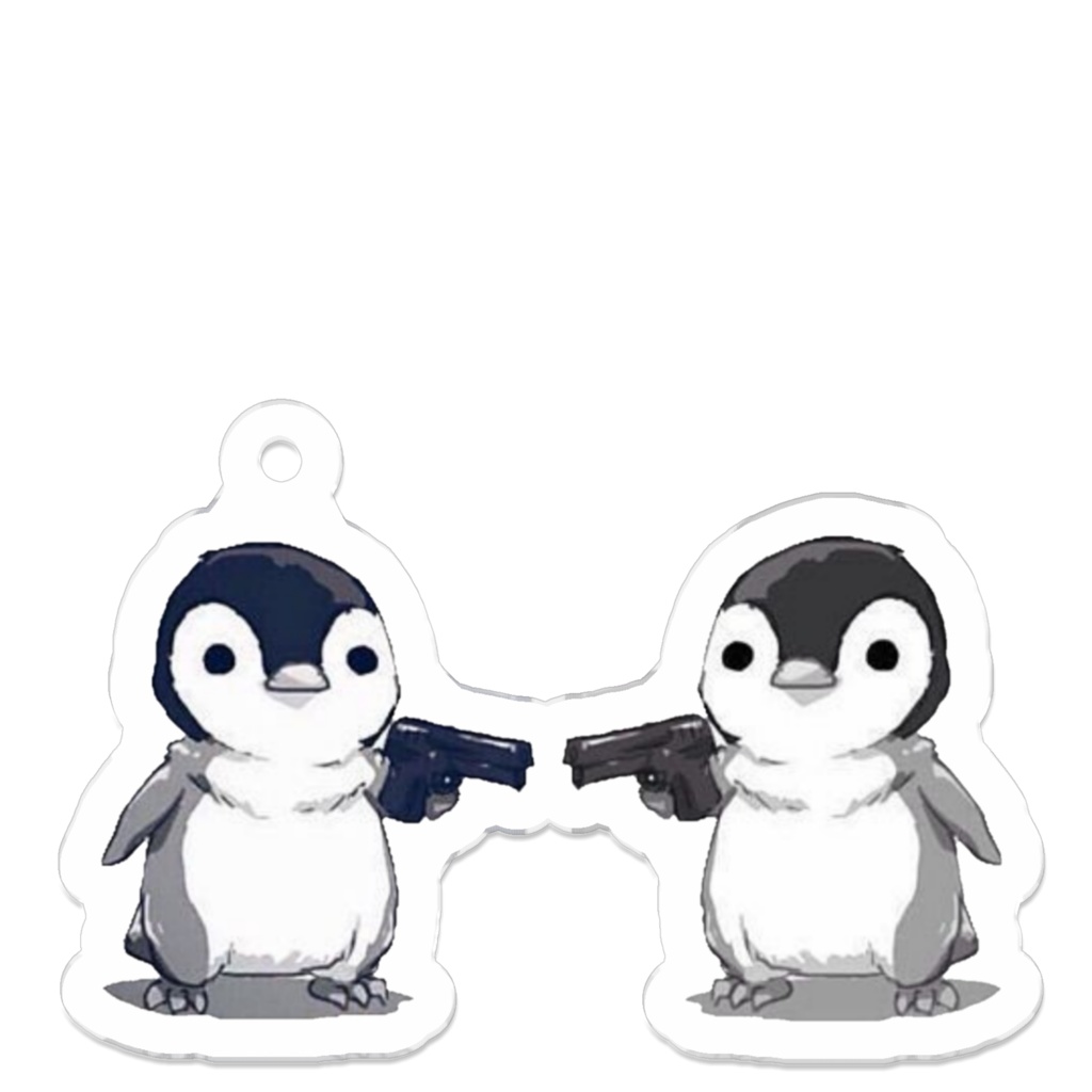 ペンギンのアクリルキーホルダー